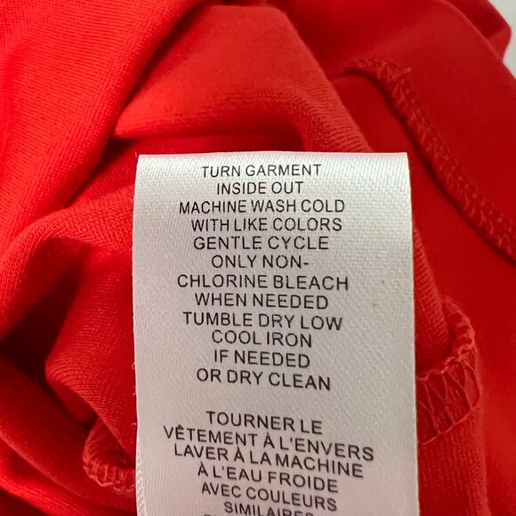 Tahari Womens Sleeveless Sheath Dress Geranium Red Stretch Ponte Knit size 4 - Picture 11 of 13
